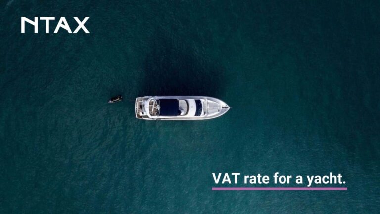 VAT RATE FOR RENTING OR CHARTERING AN OFFSHORE YACHT
