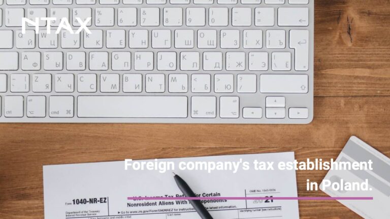 FOREIGN COMPANY'S TAX ESTABLISHMENT IN POLAND